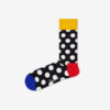 Happy Socks Big Dot Ponožky Čierna Viacfarebná