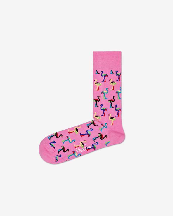Happy Socks Flamingo Ponožky Ružová