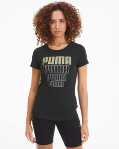 Puma Rebel Graphic Tričko Čierna