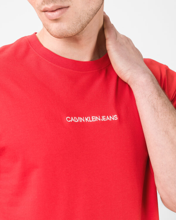 Calvin Klein Instit Chest Tričko Červená