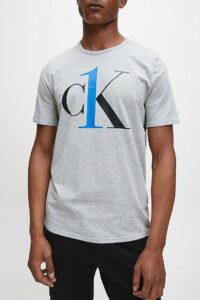 Šedé pánske tričko Calvin Klein Jeans