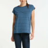 Modré dámske vzorované tričko Ragwear Dione