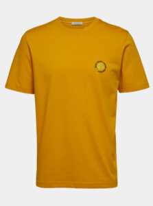 Žlté tričko Selected Homme