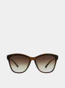 Hnedé slnečné okuliare Pieces Maryann