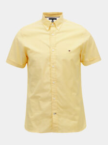 Žltá pánska slim fit košeľa Tommy Hilfiger