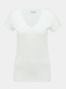 Biele basic tričko Jacqueline de Yong Chicago