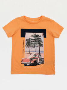 Oranžové chlapčenské tričko name it