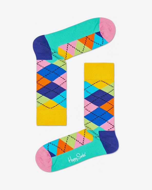 Happy Socks Argyle Ponožky Viacfarebná
