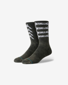 Stance Metallica Stack Ponožky Čierna Šedá