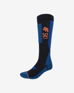 4F Ponožky Čierna Modrá