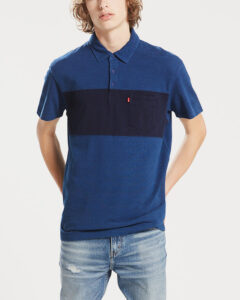 Levi's Sunset Pieced Polo tričko Modrá