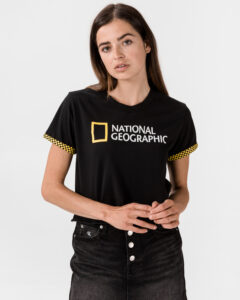 Vans National Geographic Tričko Čierna