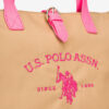 U.S. Polo Assn Patterson Fluo Kabelka Ružová Béžová