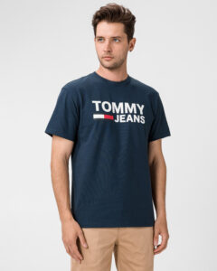 Tommy Jeans Tričko Modrá