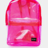 Ružový transparentný batoh Spiral