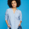 Modrá pruhovaná košeľa M&Co