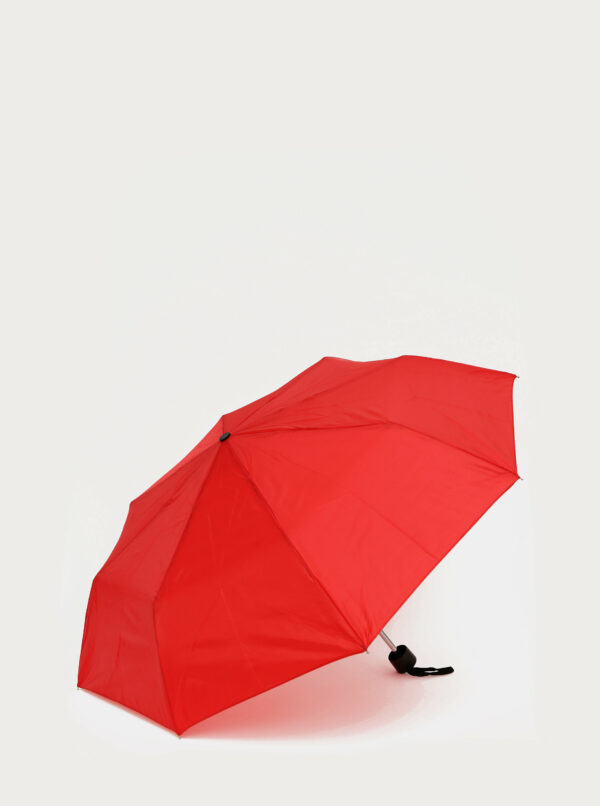 Červený skladací dáždnik Doppler