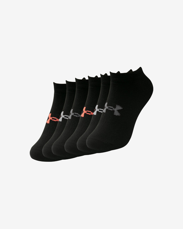 Under Armour Essential Ponožky 6 párov Čierna