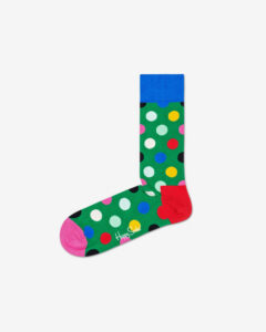 Happy Socks Big Dot Ponožky Zelená