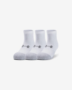 Under Armour HeatGear® Ponožky 3 páry Biela