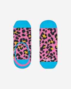 Happy Socks Leopard Ponožky Ružová Viacfarebná