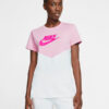 Nike Heritage Tričko Ružová Biela