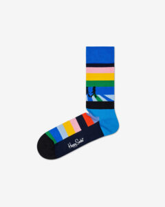 Happy Socks Beatles Legend Crossing Ponožky Modrá Viacfarebná