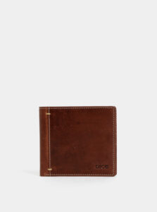 Hnedá kožená peňaženka Dice Morris