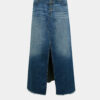 Modrá rifľová midi sukňa Pepe Jeans