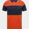 Modro-oranžové polo tričko Jack & Jones Pro