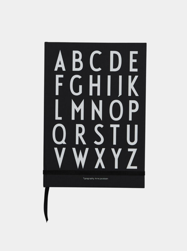Čierny zápisník Design Letters