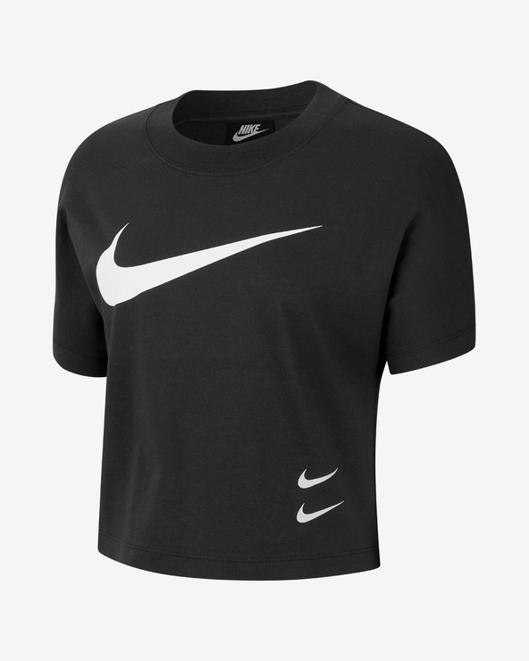 Nike Sportswear Swoosh Tričko Čierna