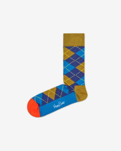 Happy Socks Argyle Ponožky Modrá Zelená