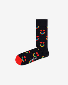 Happy Socks Happy Rainbow Ponožky Čierna