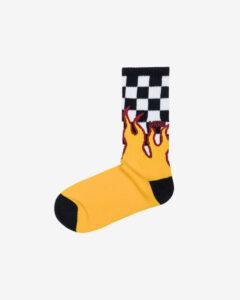 Vans Flame Check Ponožky Žltá