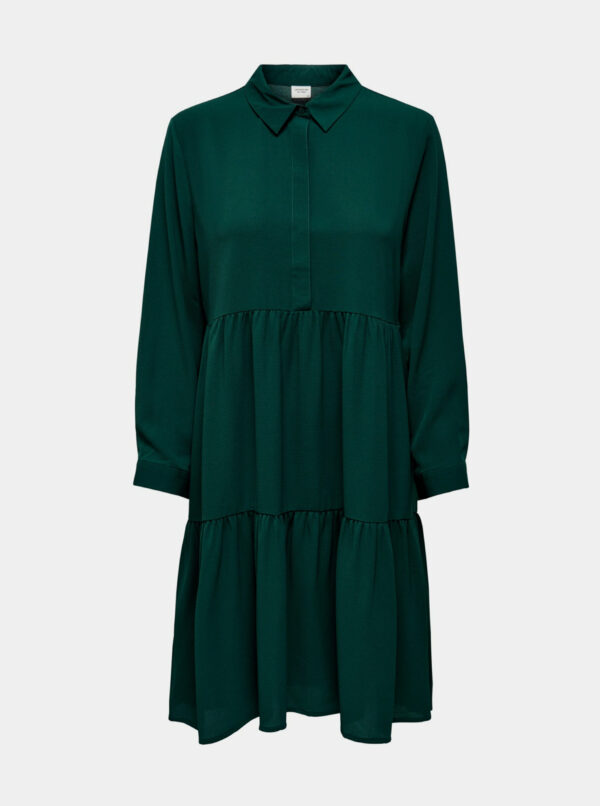 Zelené košeľové šaty Jacqueline de Yong Piper