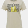Béžové tričko Jacqueline de Yong Brenda