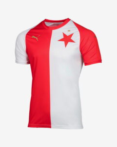 Puma SK Slavia Home Jersey Pro Fit Tričko Červená Biela