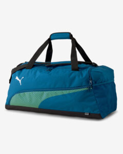 Puma Fundamentals Sports Medium Cestovná taška Modrá Zelená