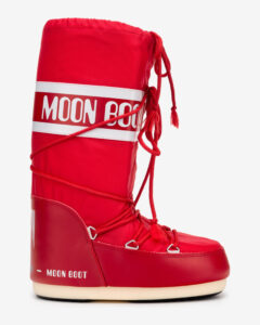 Moon Boot MB Nylon Snehule Červená