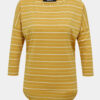 Žlté dámske pruhované tričko ZOOT Kleopatra