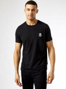 Čierne tričko Burton Menswear London