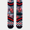 Čierno-červené pánske ponožky XPOOOS
