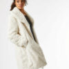Biely zimný kabát Dorothy Perkins Tall