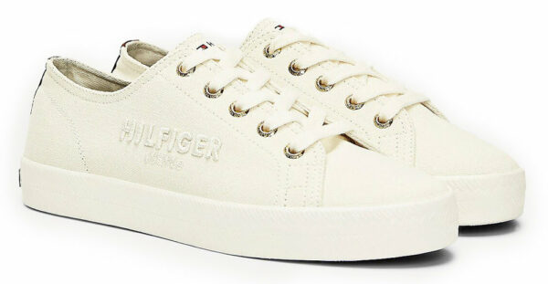Tommy Hilfiger smotanové tenisky Logo Embroidery Low Top Trainers
