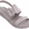 Zaxy sivo-fialové sandále Rush Sand Fem Nude