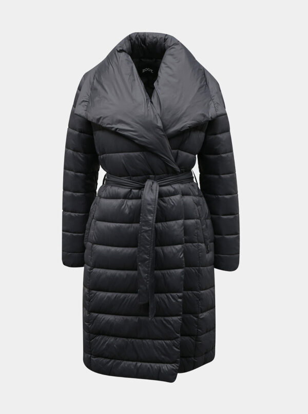 Čierny dámsky zimný prešívaný kabát ZOOT Trisha