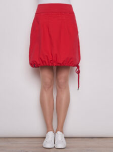 Červená balonová sukňa Tranquillo