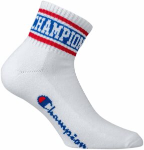 Sportovní kotníkové ponožky 1 pár - bílá - červená - modrá CHAMPION ROCHESTER