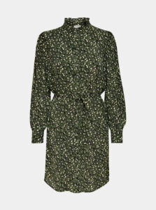 Zelené vzorované košeľové šaty Jacqueline de Yong Milo